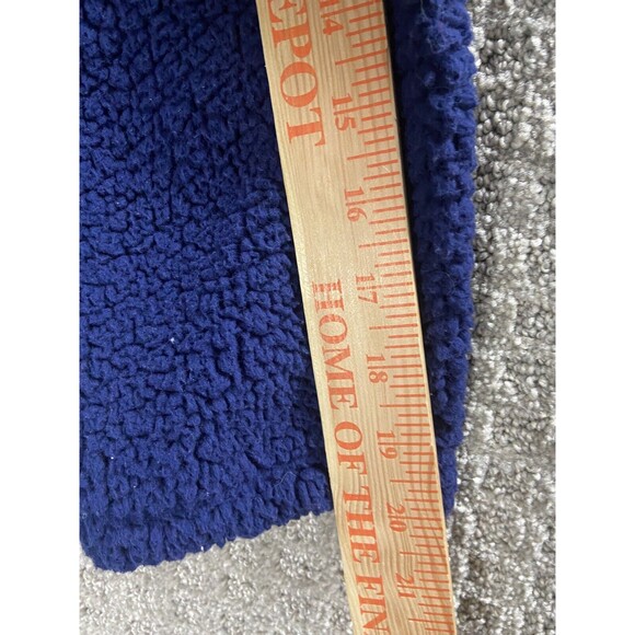 Justice Fleece Quarter Zip Sweater Girl 14 Sherpa Multi Pullover Colorblock - Picture 8 of 8